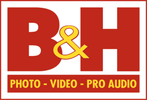 B&H logo red yellow black professional photo video pro audio