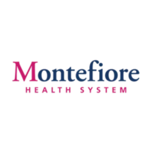 Montefiore Health System logo featuring a design representing healthcare and community support.