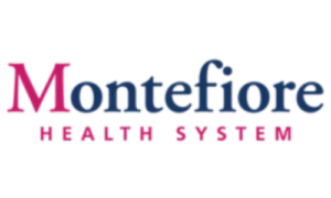 Montefiore Health System logo featuring a design representing healthcare and community support.