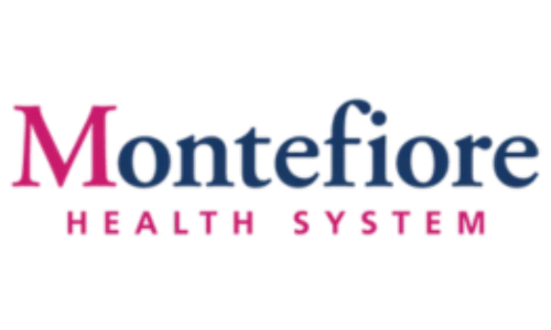 Montefiore Health System logo featuring a design representing healthcare and community support.