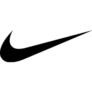 Transparent background Nike logo, showcasing the recognizable swoosh symbol.