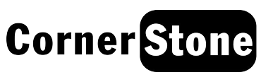 Corner Stone logo on a transparent background