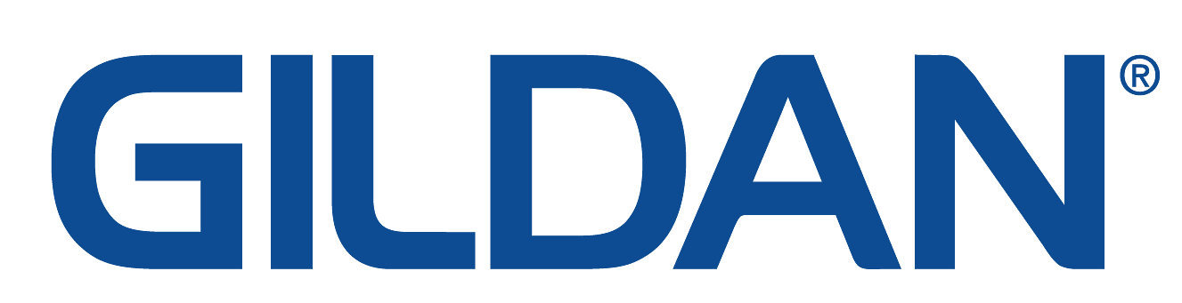 Official GILDAN logo in transparent background.